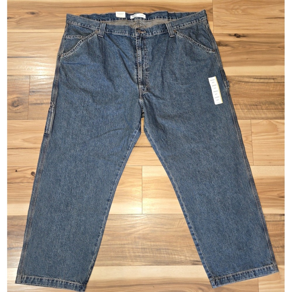 Levis‎ Signature Workwear Carpenter Jeans Mens Med Wash Size 48x30 NWT